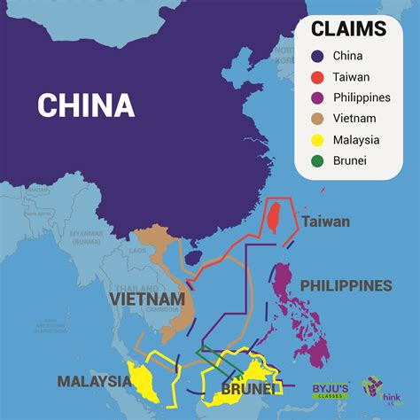 map of disputed area in south china sea